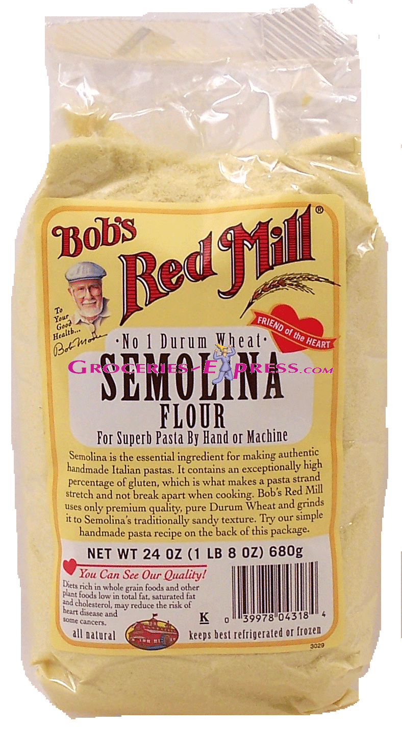 Bob's Red Mill&nbsp;&nbsp;semolina flour, for superb pasta by hand or machine Full-Size Picture